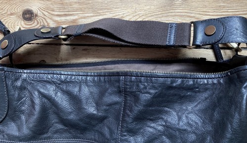* Mark Adam New York Beuteltasche vintage 80er 90er Jahre schwarz * - Bild 3 von 7