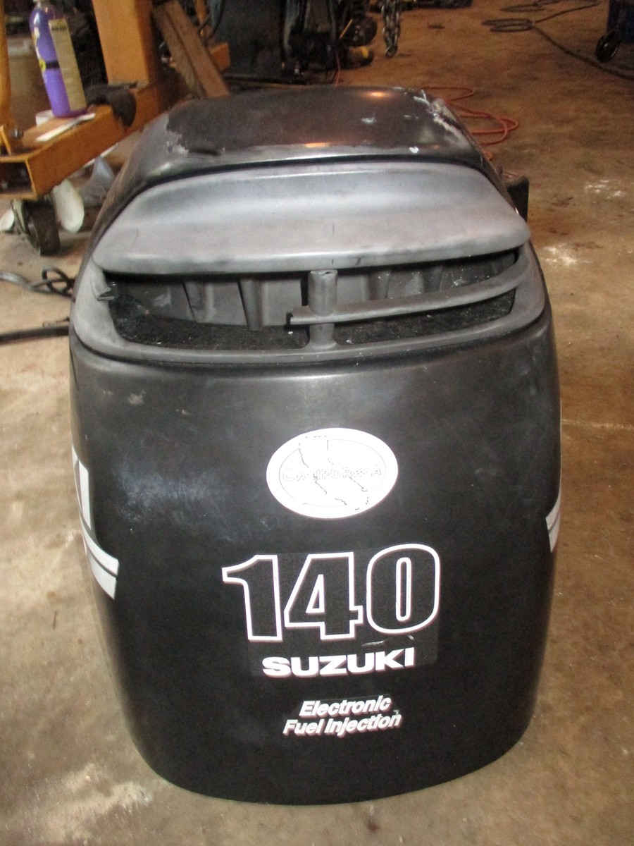 Suzuki DF140 140hp outboard top cowling | eBay Suzuki DF140 140hp outboard top cowling | eBay