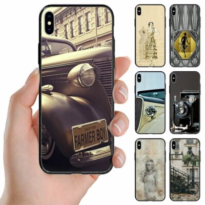 For Huawei Series - 1930s Lifestyle Theme Print Back Case Mobile Phone Cover