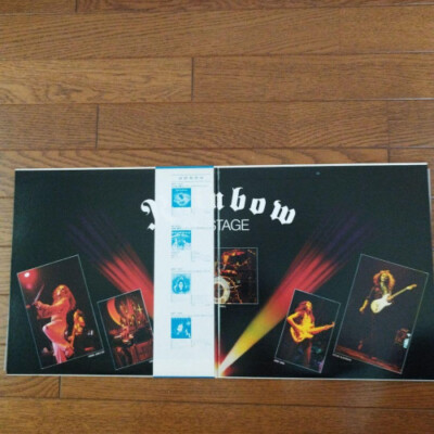 Rainbow On Stage サイン入り Rainbow/On Stage, Japan Edition, with Obi, Board Near Mint w