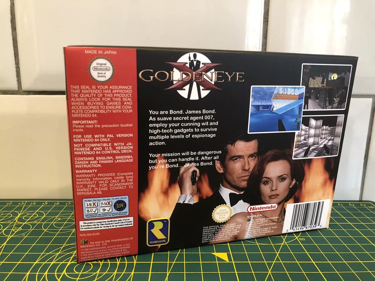 GoldenEye 007 Nintendo 64 - GoldenEye X - N64 Video Game