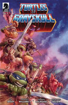 MASTERS OF UNIVERSE TMNT TURTLES OF GRAYSKULL #4 VARIANT CVR C PENICHE PREORDER