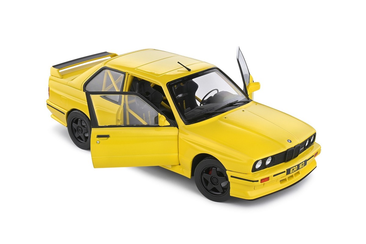 1990 BMW M3 (E30) STREET FIGHTER YELLOW 1:18 by SOLIDO S1801513