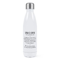 Einhorn Definition Doppelwand Wasserflasche Lustig Thermo