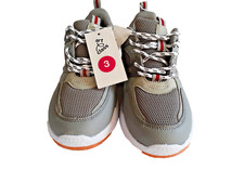 Art Class Boys Sneakers Gray Lace Up Shoes Size 3 New