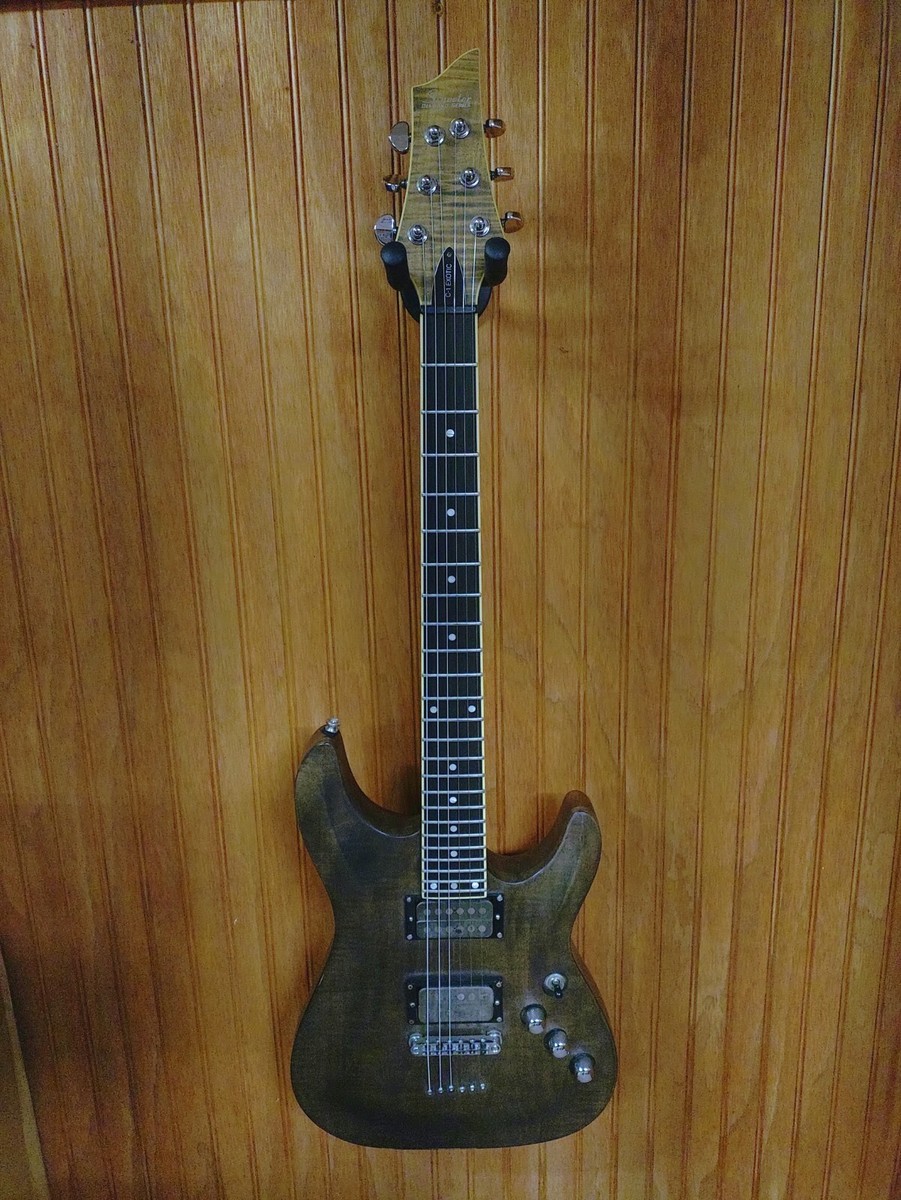 Schecter C-1 Exotic Diamond Series W/ Hard Case | eBay