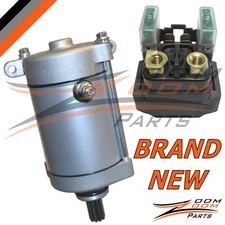 Yamaha Grizzly 660 Starter Relay and Starter Motor 5KM-81890-00-00  4SV-81800-00