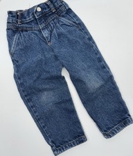 Vtg 80 s 90s Sears More Toddler Pleated Jeans Elastic 3T Retro