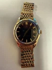 Vintage Omega Seamaster Gold Capped automatic black dial