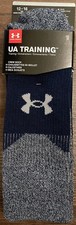 Under Armour Socks UA Training Crew Socks 1 Pair Men's Size 12-16 Free Shipping