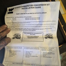 Weber Carburetor Conversion Kit Weber Carburetor Conversion Kit