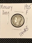 1925 Mercury Dime  VG