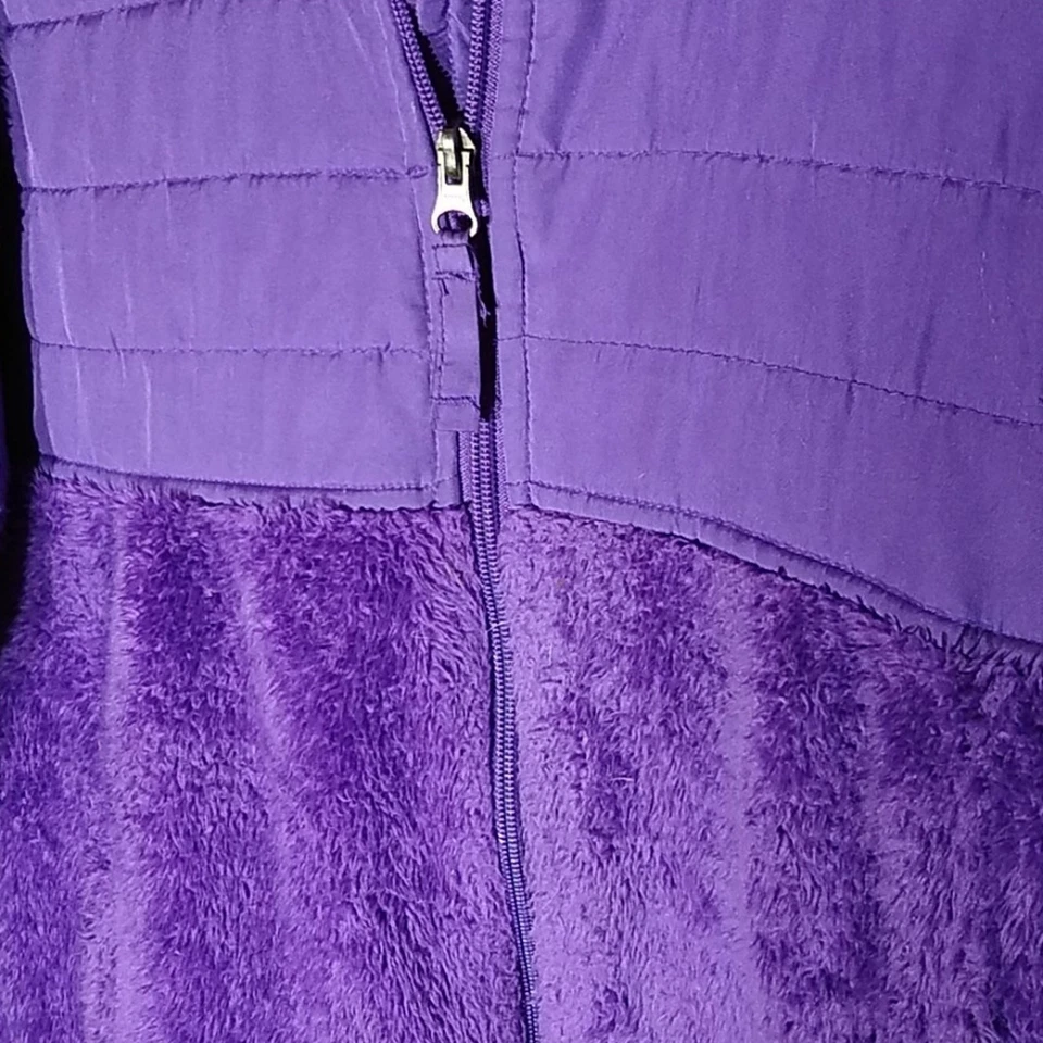 Girls Faded Glory girls purple zipper jacket. Size small - Image 3 of 4