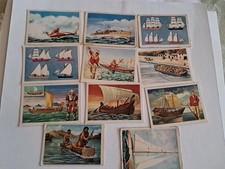 LOTTO 11 FIGURINE CARTONATE NAVIGAZIONE EDIZIONI ILMA ANNI 60 VEDI FOTO