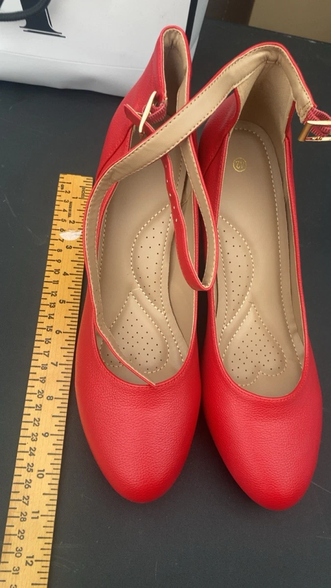Pump Red Heels for Women for sale | eBay