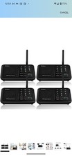Wuloo Intercoms Wireless for Home 5280 Feet Range 10 Channel 3 Code 4 PACK
