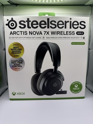 SteelSeries Arctis Nova 7X Wireless Gen 2 Gaming Headset Black New