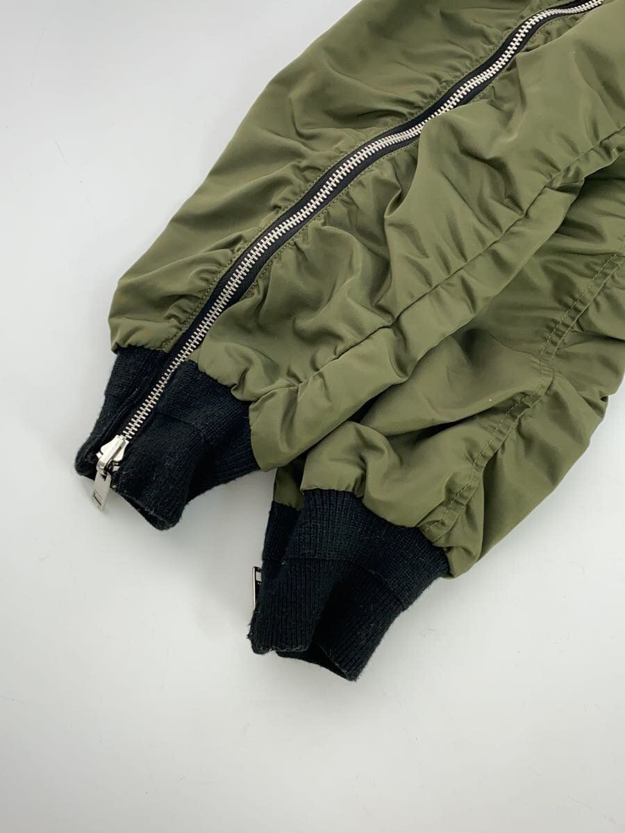 DIESEL altra giacca XS poliestere kaki tinta unita usata