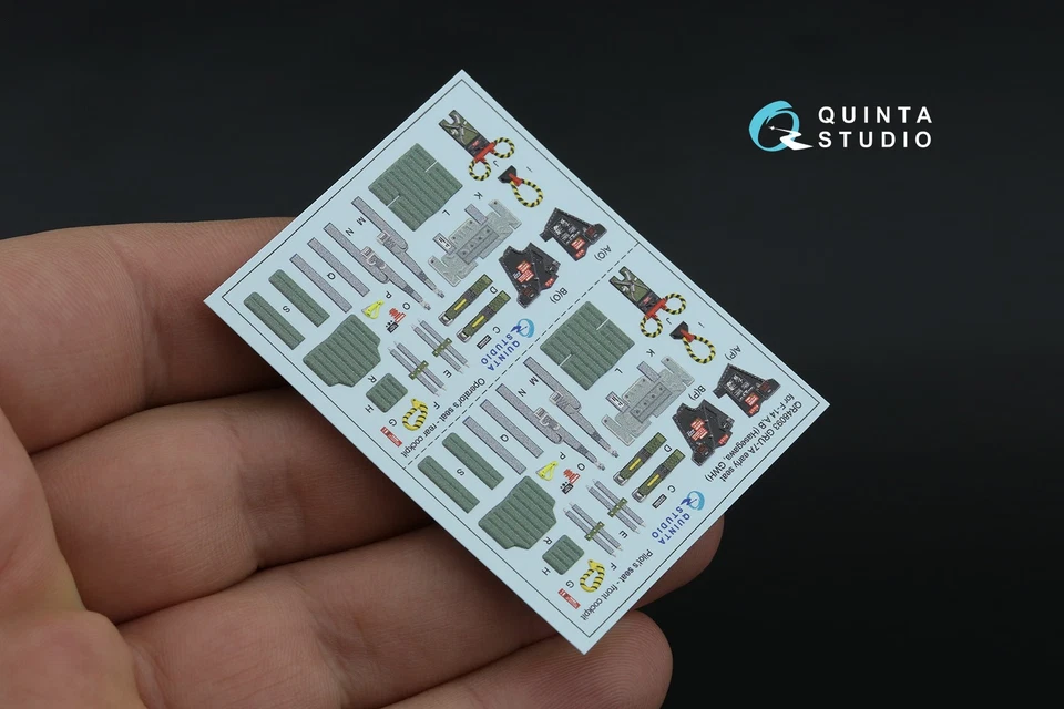 Quinta Studio 1/48 GRU-7A early, 2 sedili ejection per F-14 A (Hasegawa, GWH) - Immagine 4 di 4