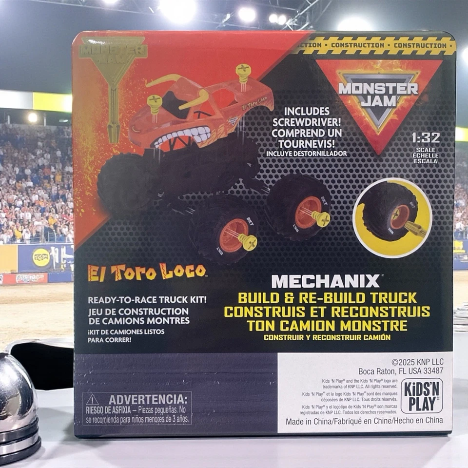 Monster Jam Mechanix El Toro Loco 1:32 - Image 2 of 2