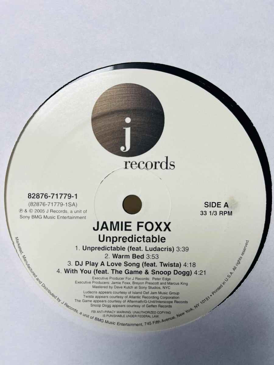 Jamie Foxx / Unpredictable 2005 US Original 2LP J Records