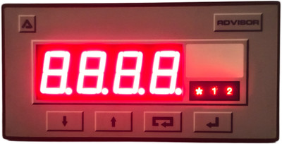 Advisor A70 Panelmeter BEKA 115VAC Prozess Eingabe Industriemonitor