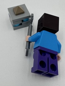 LEGO Minecraft Steve Minifigure W/ Weapon