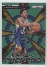 2018-19 Panini Prizm Freshman Phenoms Green Prizm Aaron Holiday #3 10vy