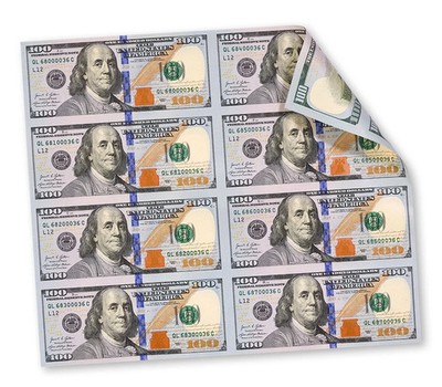 Money Mark「Trust」ソノシート 2021 $100 Uncut Currency Sheet 8 Notes San Francisco L FRN U.S.