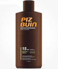 PIZ BUIN Moisturising Sun Lotion - SPF15 Medium. ( 113941 ) 200ml . 44.95 per litre