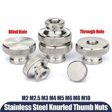 M2 M3 M4 M5 M6 M8 M10 Stainless Steel Knurled Thumb High-Type Hand Grip Knob Nut