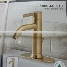 Glacier Bay Ryden Single-Handle Bathroom Sink Faucet Brushed Bronze 1005 445 910