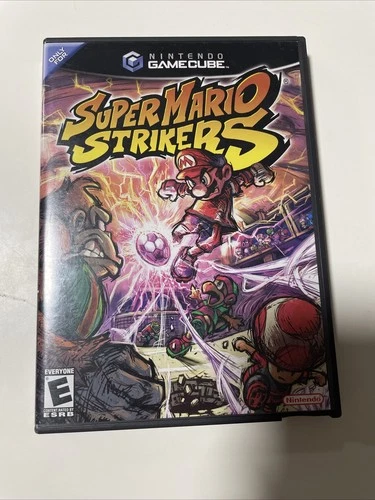 Super Mario Strikers Nintendo GameCube 2005 Game With Disc, Case And Booklet