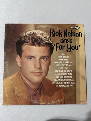 Rick Nelson - Sings ''For You'' 1963 USA Orig. Vinyl LP