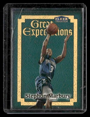 1998-99 Fleer Tradition #8 GE Stephon Marbury Great Expectations 