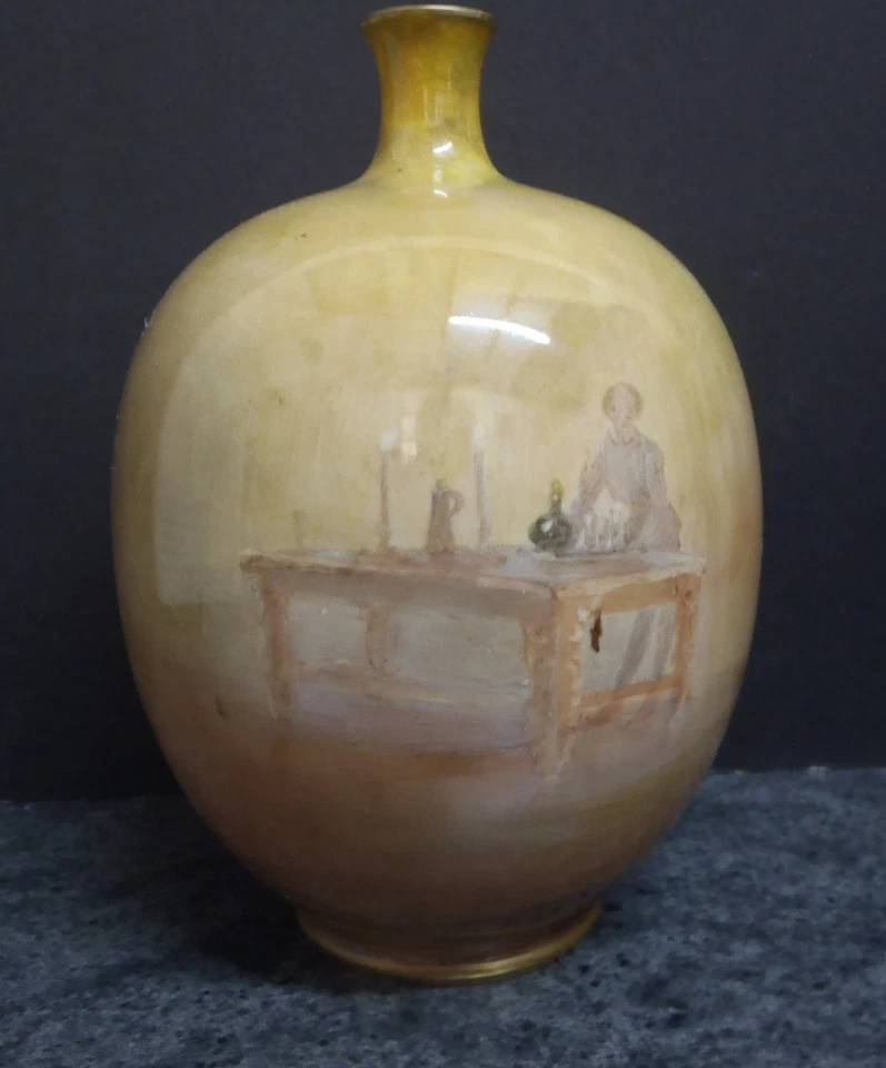 Antique Royal Doulton Shakespeare Ovoid Vase - image 4 of 4