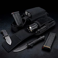 Multifunctional Molle EDC Tools Bag Flashlight Pack Radio Magazine Storage Pouch