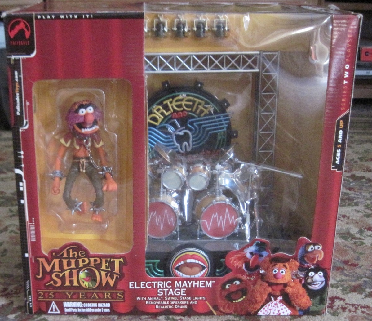 THE MUPPET SHOW 25 YEARS ELECTRIC MAYHEM STAGE W/ANIMAL NEW SEALED