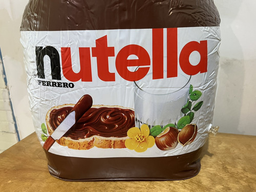GIANT Inflatable Nutella Hazelnut Spread Jar PROMOTIONAL Display Ferrero - Picture 8 of 15