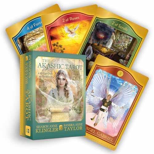 Akashic Tarot 62-Card Deck by Sharon Anne Klingler for Spiritual Guidance