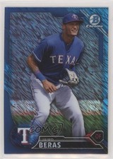 2016 Bowman Chrome Prospects Blue Shimmer Refractor Jairo Beras #BCP227 pd6