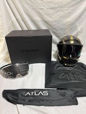 Casco Ruroc Atlas 4.0 Carbon Gold L/XL finitura titanio liscio usato