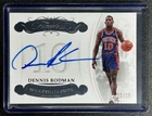 DENNIS RODMAN 2017-18 PANINI FLAWLESS #HN-DR HONORED NUMBERS AUTO 22/25 PISTONS