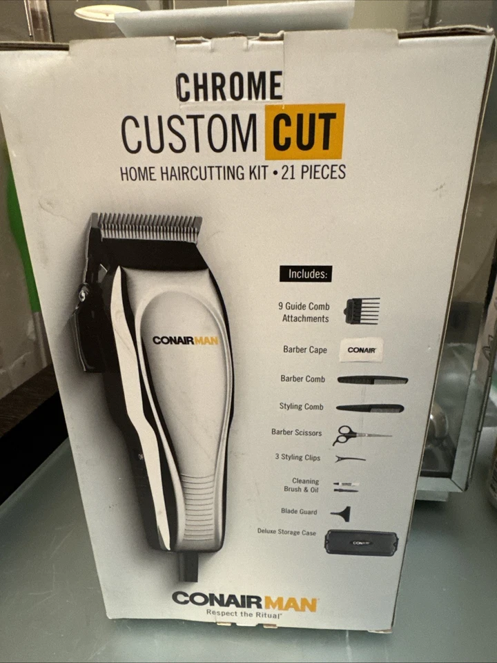 Kit de corte casero con cable/inalámbrico ConairMAN cortapelos para hombre de 22 piezas NUEVO EN CAJA Foto 2 de 4