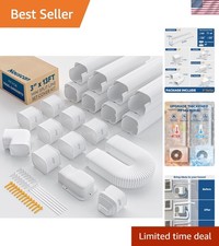 3 13Ft Mini Split Line Set Cover with Flexibl...