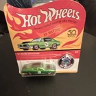 Hot Wheels Redline 67 HEMI Barracuda 50th Anniversary Plymouth Diecast Car Green