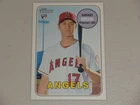 Shohei Ohtani 2018 Topps Heritage #600 RC Rookie Card Los Angeles Dodgers MVP