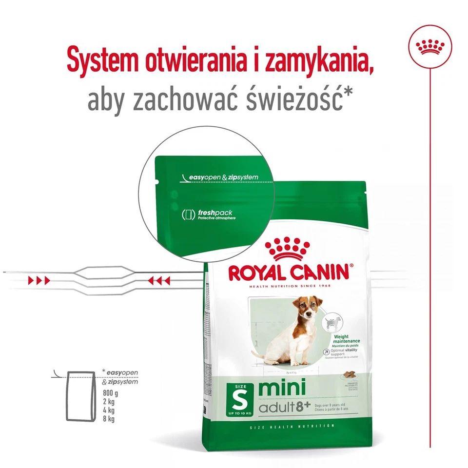 3182550831383 ROYAL CANIN Mini Adult +8 - Trockenfutter für Hunde - 2kg Royal Ca - Bild 3 von 4