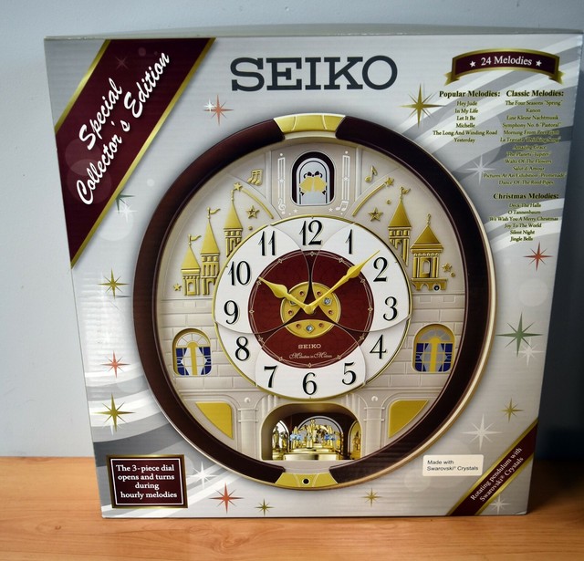 Seiko Special Collector's Edition Melodies In Motion Clock QXM565BRH