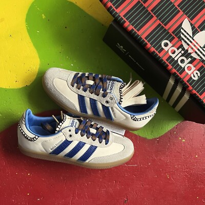 ADIDAS SAMBA NYLON X WALES BONNER WONDER CLAY ROYAL UK3,5   VERTRAUENSWÜRDIGER VERKÄUFER  